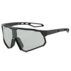 Wholesale of new cross-border sports cycling color-changing sunglasses for men and women, large-frame bicycle sunglasses and polarized sunglasses details Picture